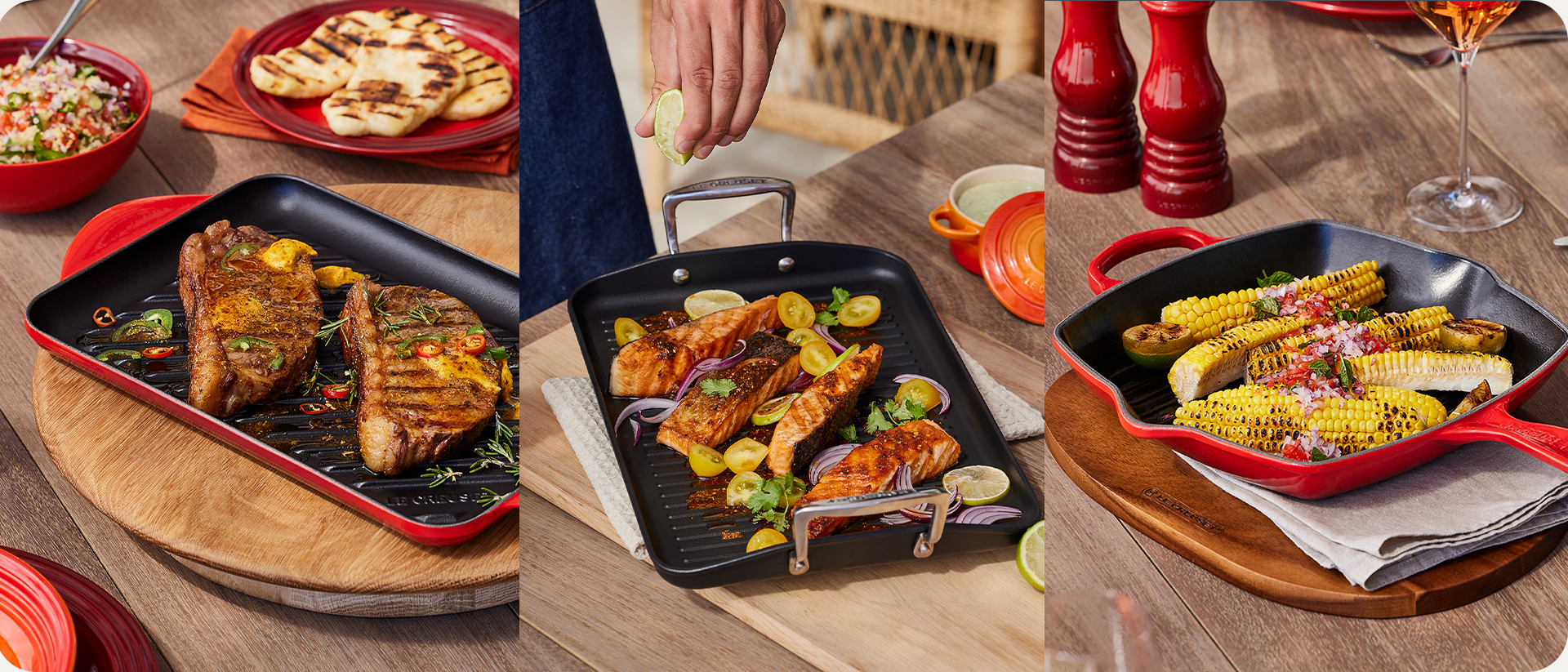 How to use a grilling pan Le Creuset NZ